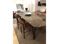 Tavolo in ceramica rettangolare Convivio Sangiacomo in offerta outlet