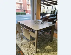 Tavolo rettangolare in ceramica Cruz di Bontempi in Offerta Outlet