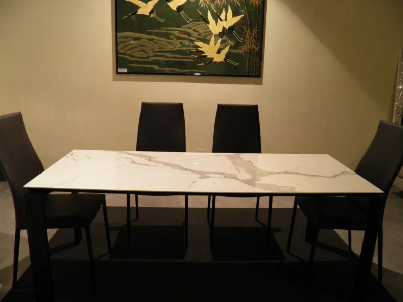 Tavolo in ceramica rettangolare Four Kartell a prezzo ribassato