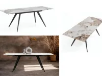 Tavolo in ceramica rettangolare Joan Collezione esclusiva a prezzo ribassato