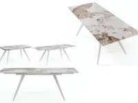 Tavolo in ceramica rettangolare Joan Collezione esclusiva a prezzo ribassato