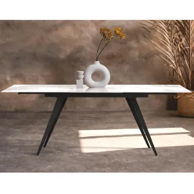 Tavolo in ceramica rettangolare Joan Collezione esclusiva a prezzo ribassato