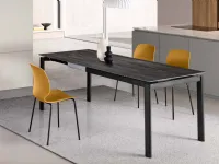 Tavolo in ceramica rettangolare Opus Capodarte in offerta outlet