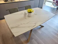 Tavolo in ceramica rettangolare Overture botte Veneta cucine in offerta outlet