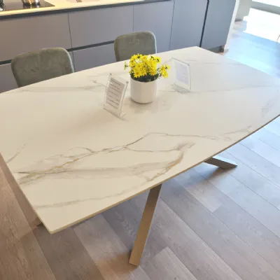 Tavolo in ceramica rettangolare Overture botte Veneta cucine in offerta outlet