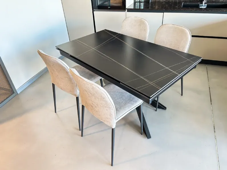 Tavolo rettangolare in ceramica Tavolo allungabile di Stones in Offerta Outlet