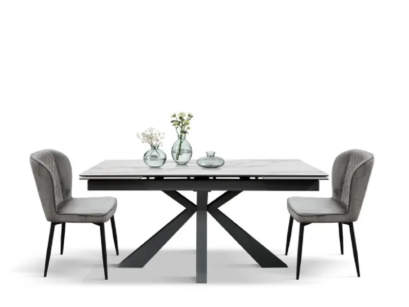 Tavolo in ceramica rettangolare Tempor 1757 Collezione esclusiva a prezzo ribassato