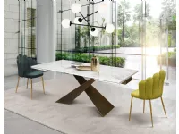 Tavolo Tempor 2062 Collezione esclusiva in ceramica Rettangolare allungabile scontato 50%