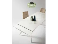 Tavolo rettangolare in ceramica Thor di Capodarte in Offerta Outlet