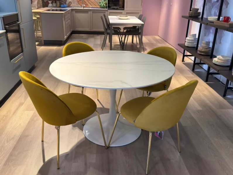 Tavolo Side Stones in ceramica Fisso scontato 20%