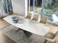 Tavolo in ceramica sagomato Baltik new up Sedit a prezzo ribassato