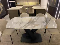 Tavolo in ceramica sagomato D9075 Collezione esclusiva a prezzo scontato