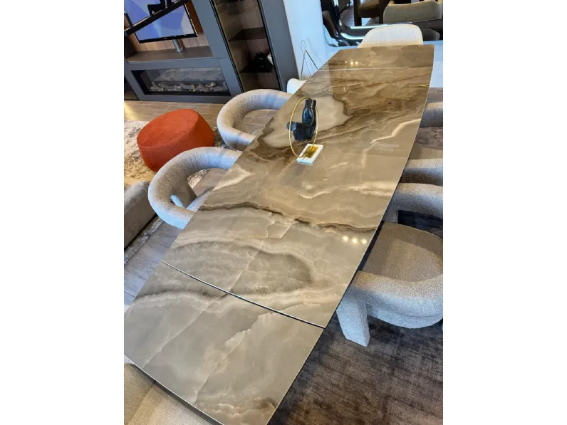 Tavolo Onda Di lazzaro in ceramica Allungabile scontato 41%