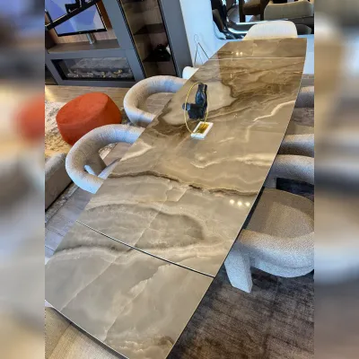 Tavolo Onda Di lazzaro in ceramica Allungabile scontato 41%