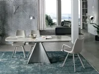 Tavolo in ceramica sagomato Tornado Mottes selection in offerta outlet