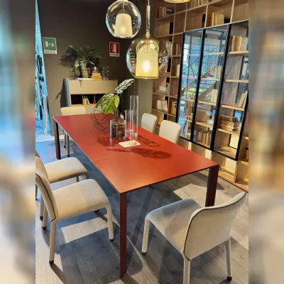 Tavolo Akashi Midj in laminato Quadrato allungabile scontato 40%