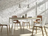 Tavolo in laminato rettangolare Fusion Point house in offerta outlet