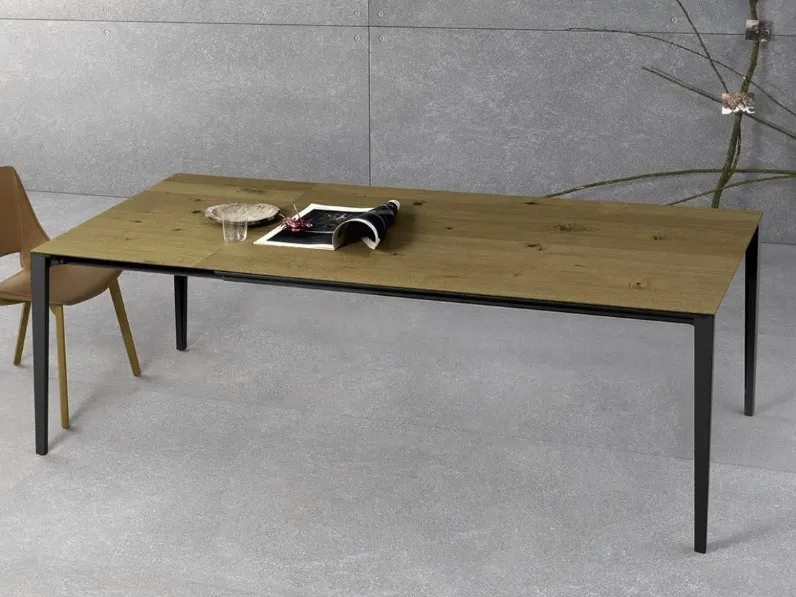 Tavolo in laminato rettangolare Fusion Point house in offerta outlet