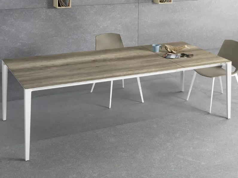 Tavolo in laminato rettangolare Fusion Point house in offerta outlet