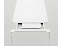 TAVOLO Tonin casaLight all. bianco opaco SCONTATO a PREZZI OUTLET 