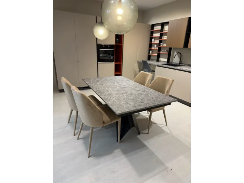Tavolo Luxor Scavolini in laminato Rettangolare allungabile scontato 35%