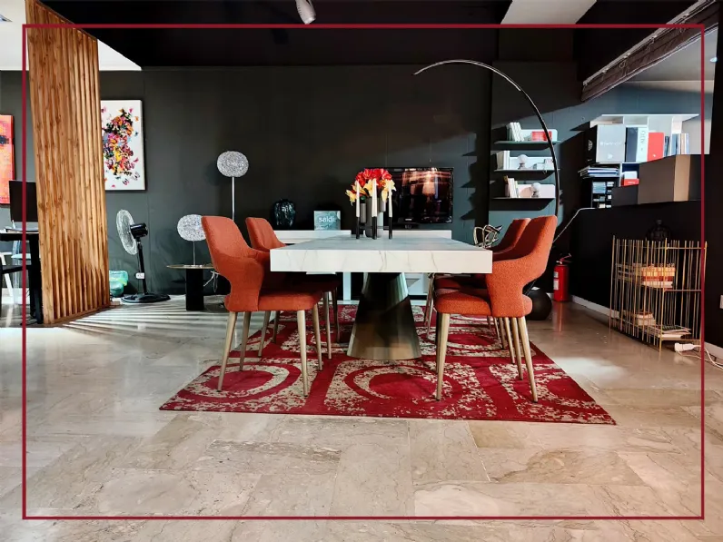 Tavolo in laminato rettangolare Navigli 180 Di lazzaro in offerta outlet