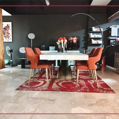 Tavolo in laminato rettangolare Navigli 180 Di lazzaro in offerta outlet