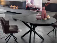 Tavolo in laminato rotondo Fahreneit Altacom in offerta outlet