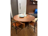 Tavolo Lambda tavolo tondo cm 160 Rimadesio in legno e resina Fisso scontato 30%