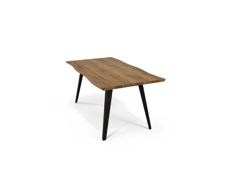 Tavolo sagomato in legno e resina Tavolo  di Collezione esclusiva in Offerta Outlet