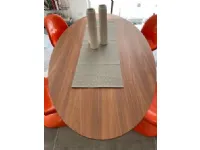 Tavolo in legno ellittico Podium Bontempi in offerta outlet