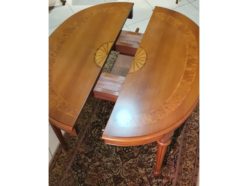 Tavolo in legno ovale Ovale piccolo Artigianale in offerta outlet