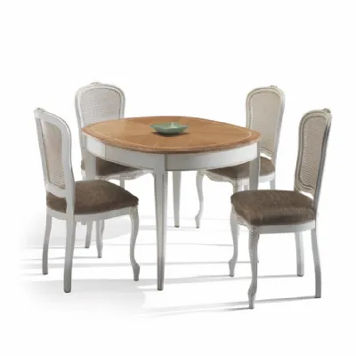 Tavolo in legno ovale Ovalino parquet Collezione esclusiva a prezzo scontato