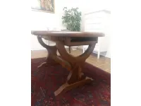 Tavolo in legno ovale Paganelli  Artigianale a prezzo ribassato