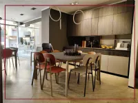 Tavolo quadrato in legno Diamante 140 di Point house in Offerta Outlet