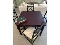 Tavolo in legno quadrato Rattan Artigianale a prezzo ribassato