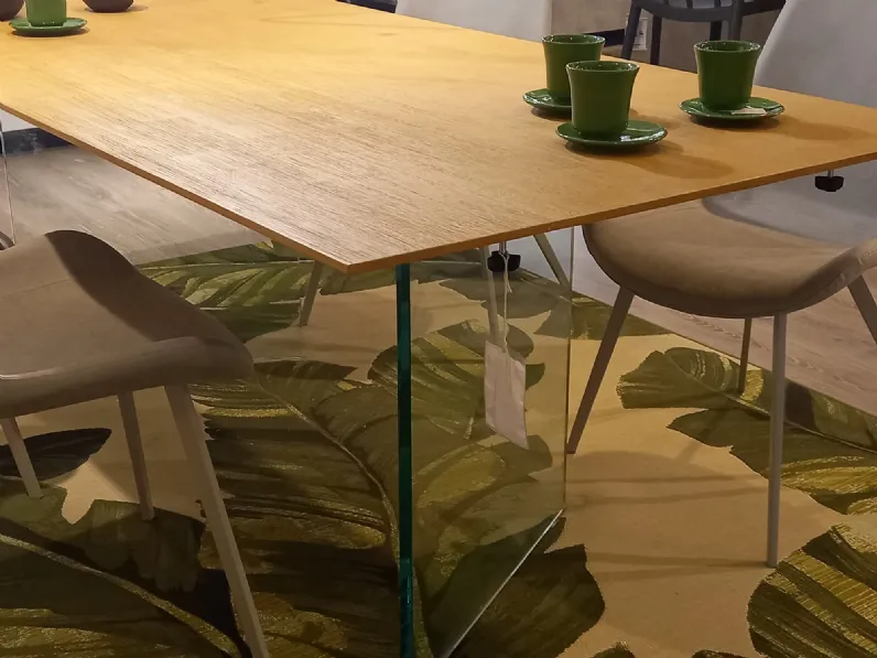 Tavolo in legno rettangolare ghost Fgf mobili a prezzo ribassato