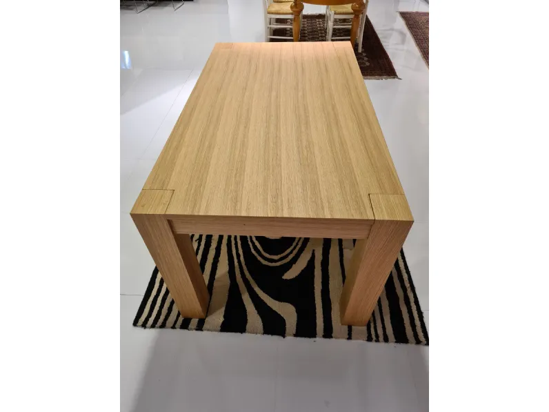 Tavolo in legno rettangolare 633 Artigianale in offerta outlet