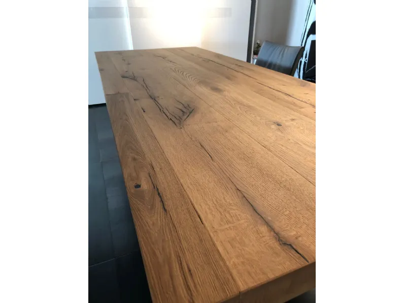 Tavolo in legno rettangolare Air 250x100 Lago a prezzo ribassato