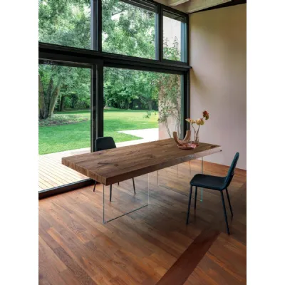Tavolo in legno rettangolare Air Lago a prezzo ribassato