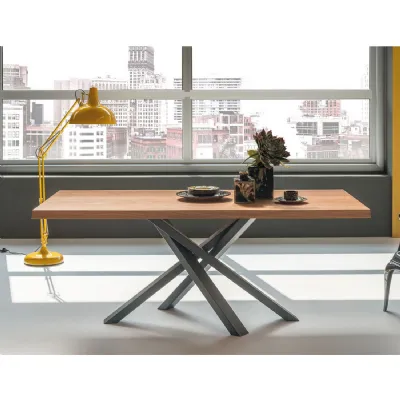 Tavolo in legno rettangolare Amsterdam Tecno a prezzo scontato