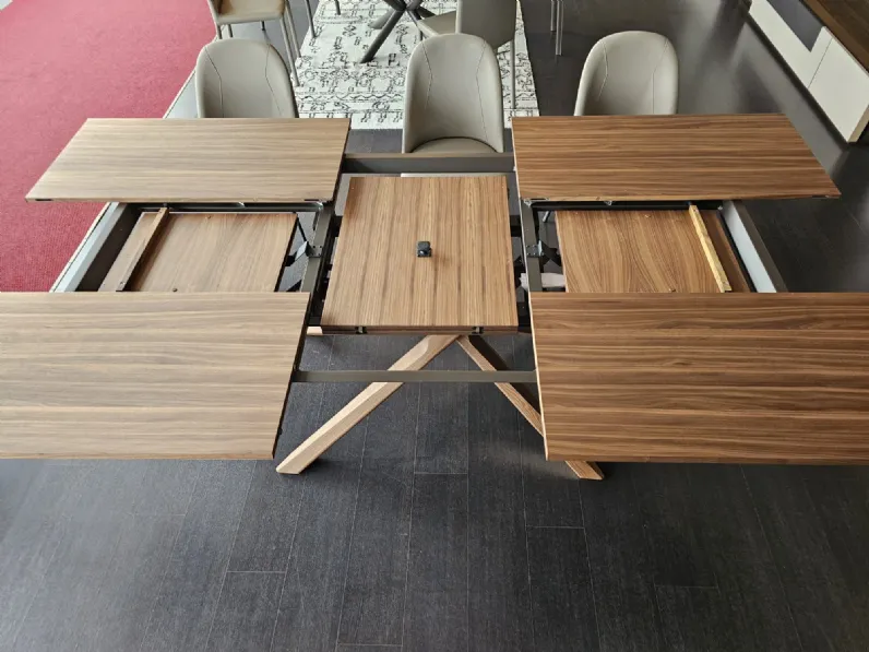 Tavolo rettangolare in legno Arizona di Easyline in Offerta Outlet