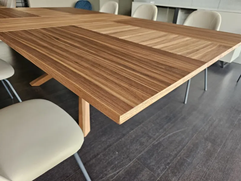 Tavolo rettangolare in legno Arizona di Easyline in Offerta Outlet