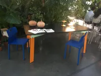 Tavolo in legno rettangolare Aronte Artigianale in offerta outlet