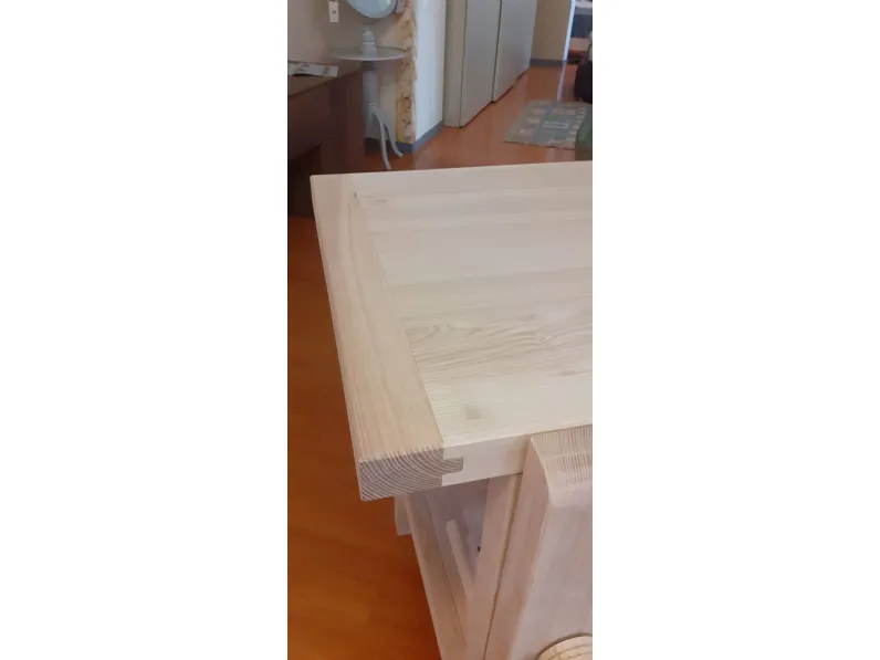 Tavolo in legno rettangolare Banco lavoro Artigianale a prezzo scontato