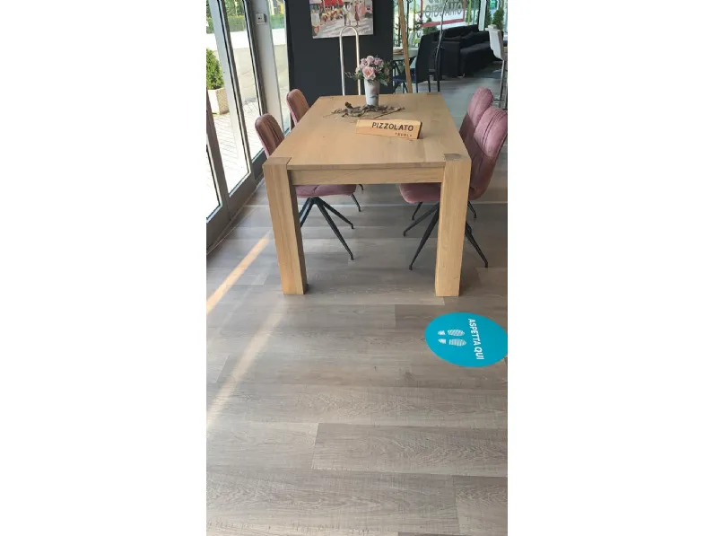 Tavolo in legno rettangolare Bios 180 Sedit in offerta outlet