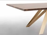 Tavolo in legno rettangolare Celtis - wood Tonin casa in offerta outlet