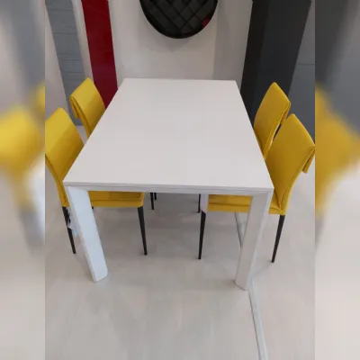 Tavolo rettangolare allungabile in legno SCONTATO 