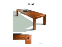 Tavolo rettangolare Clamp Domus arte scontato del 36%