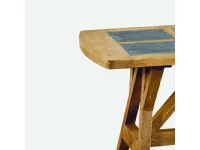 Tavolo Con inserto in lavagna  Dialma brown in legno Fisso scontato 45%